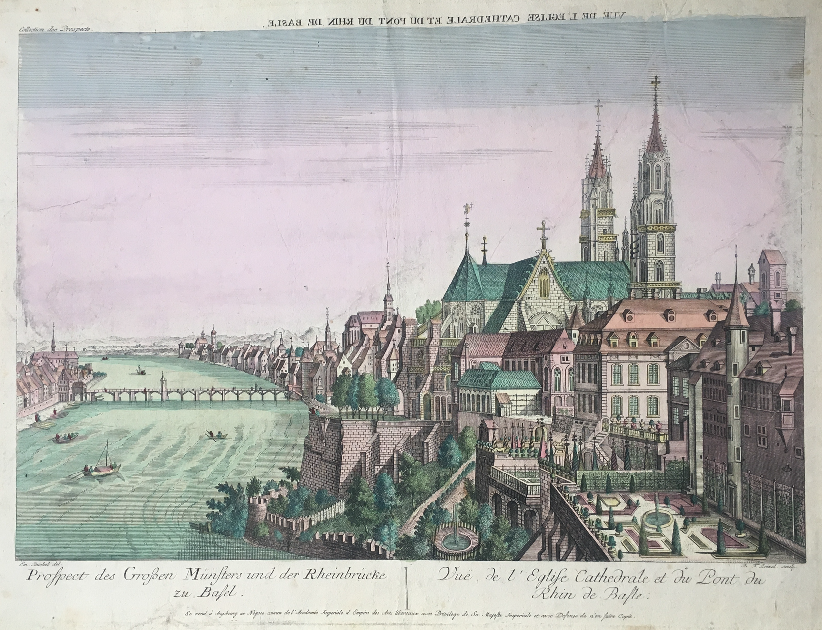 Guckksatenbild Basel, 1770-1790