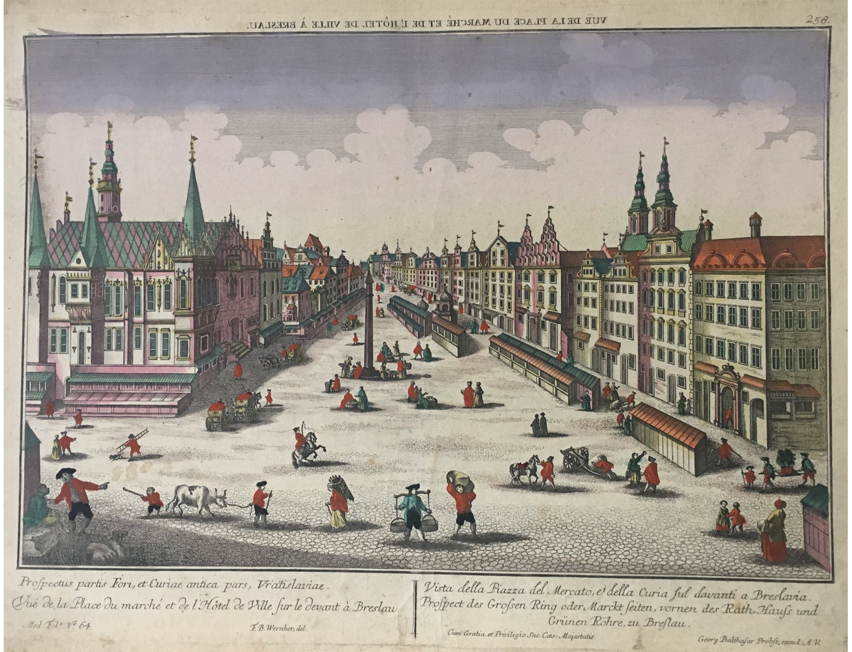 Guckkastenbild Breslau, nach 1776