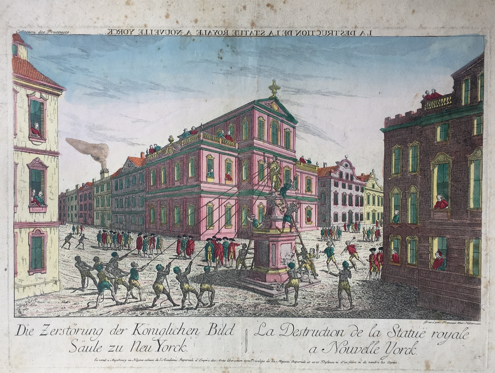 Guckkastenbild New York, 1776